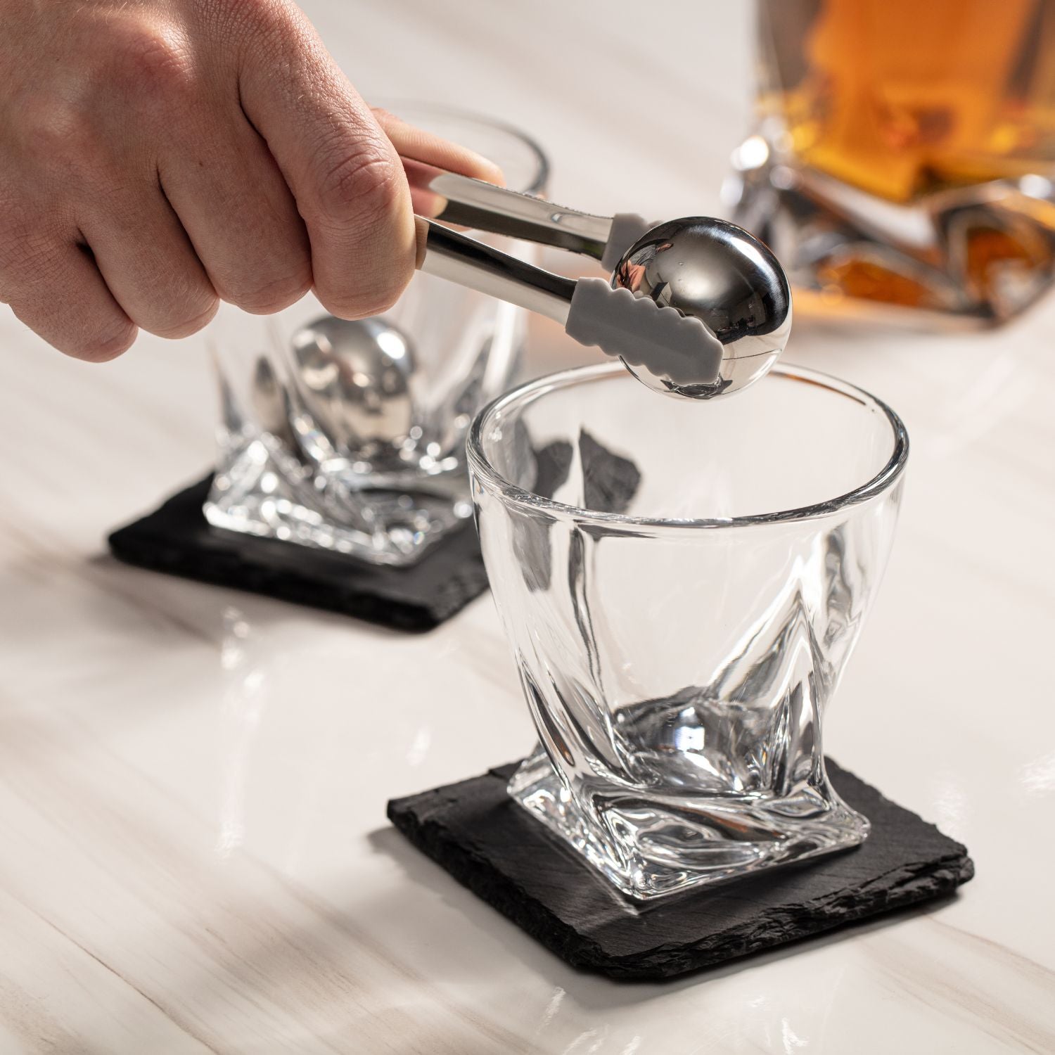 Whiskey Balls in Glass Without Scratches by Mixology & Craft