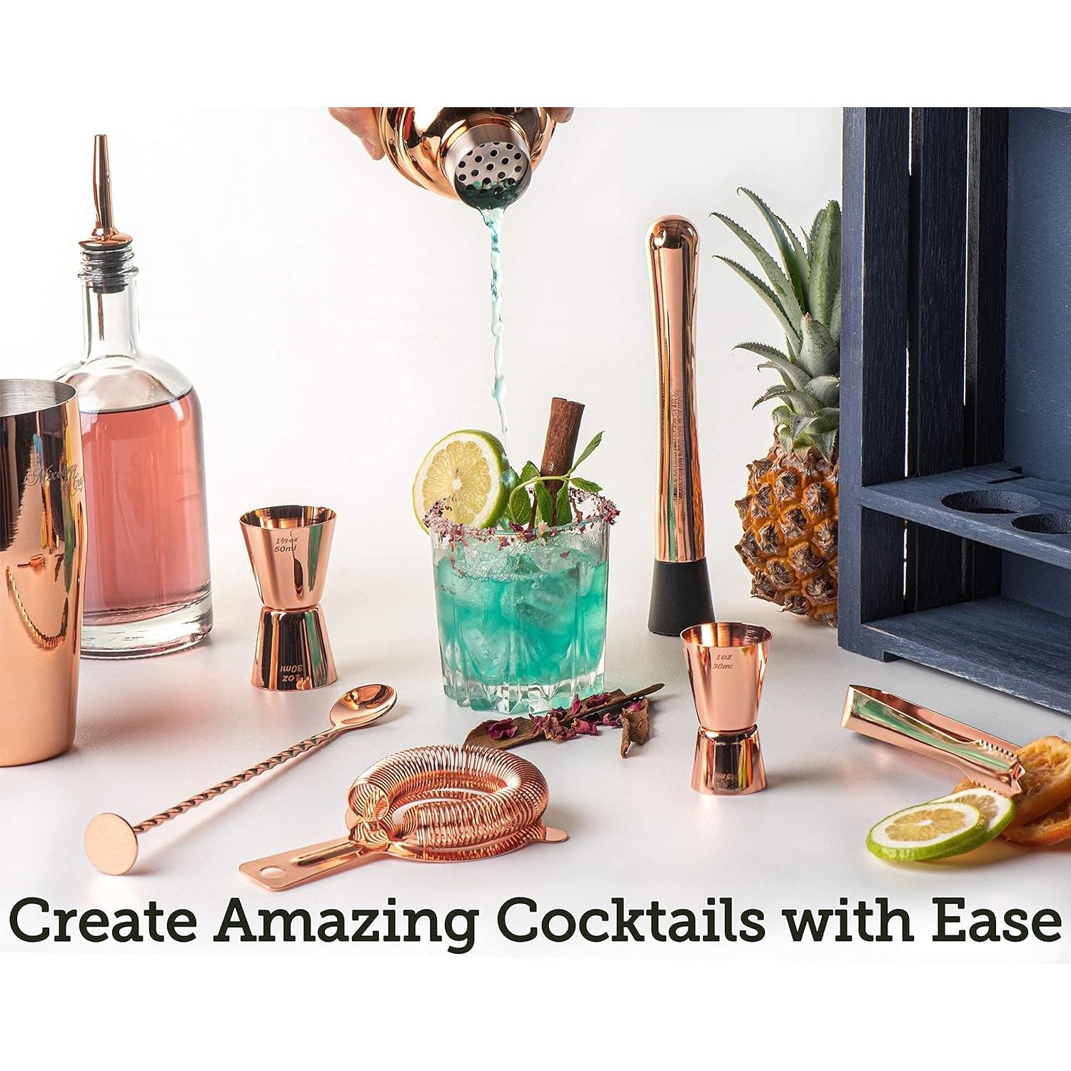 Create Amazing Cocktails with Ease – Home Bartender Kit by Mixology & Craft