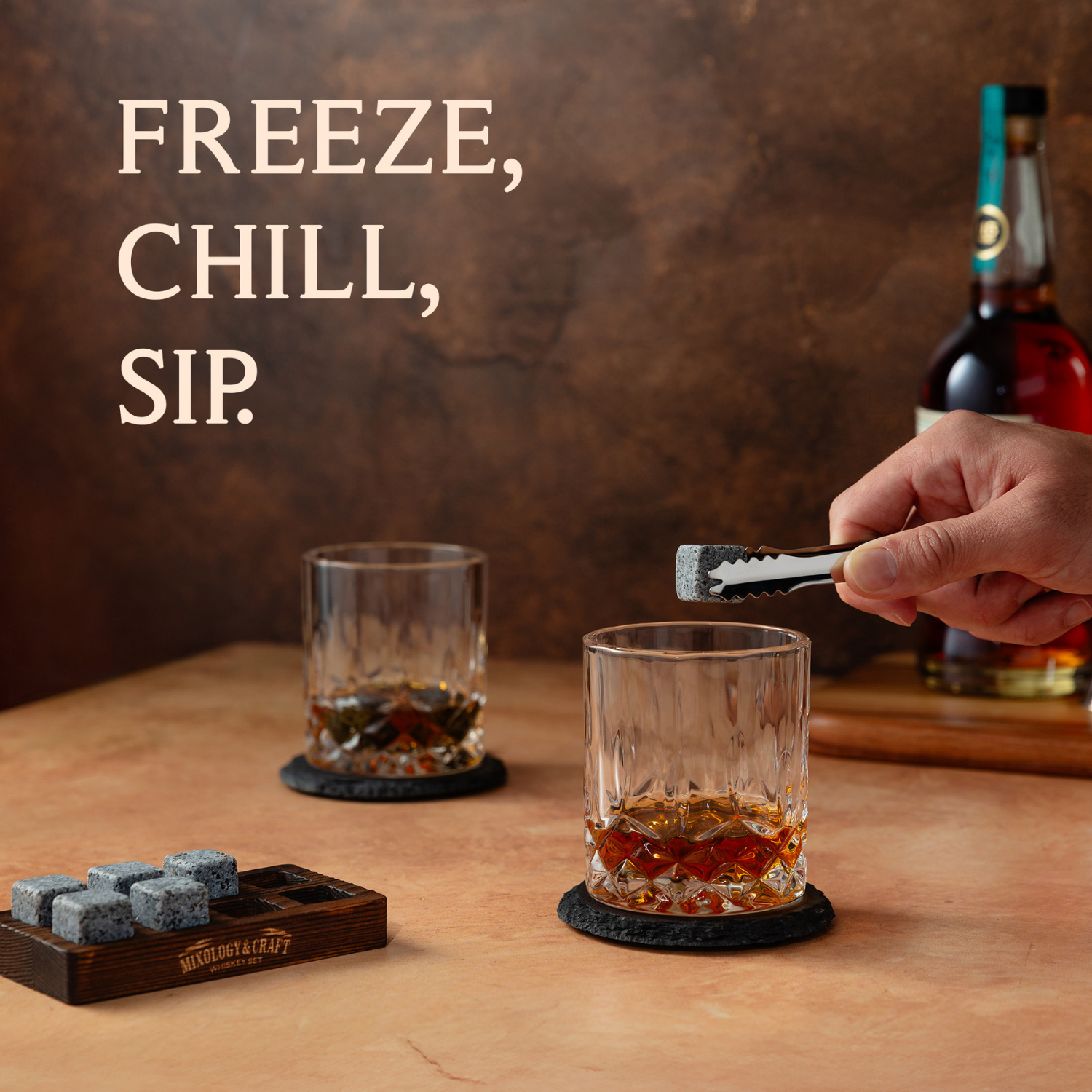 Whiskey Chilling Stones for Perfect Sip by Mixology & Craft