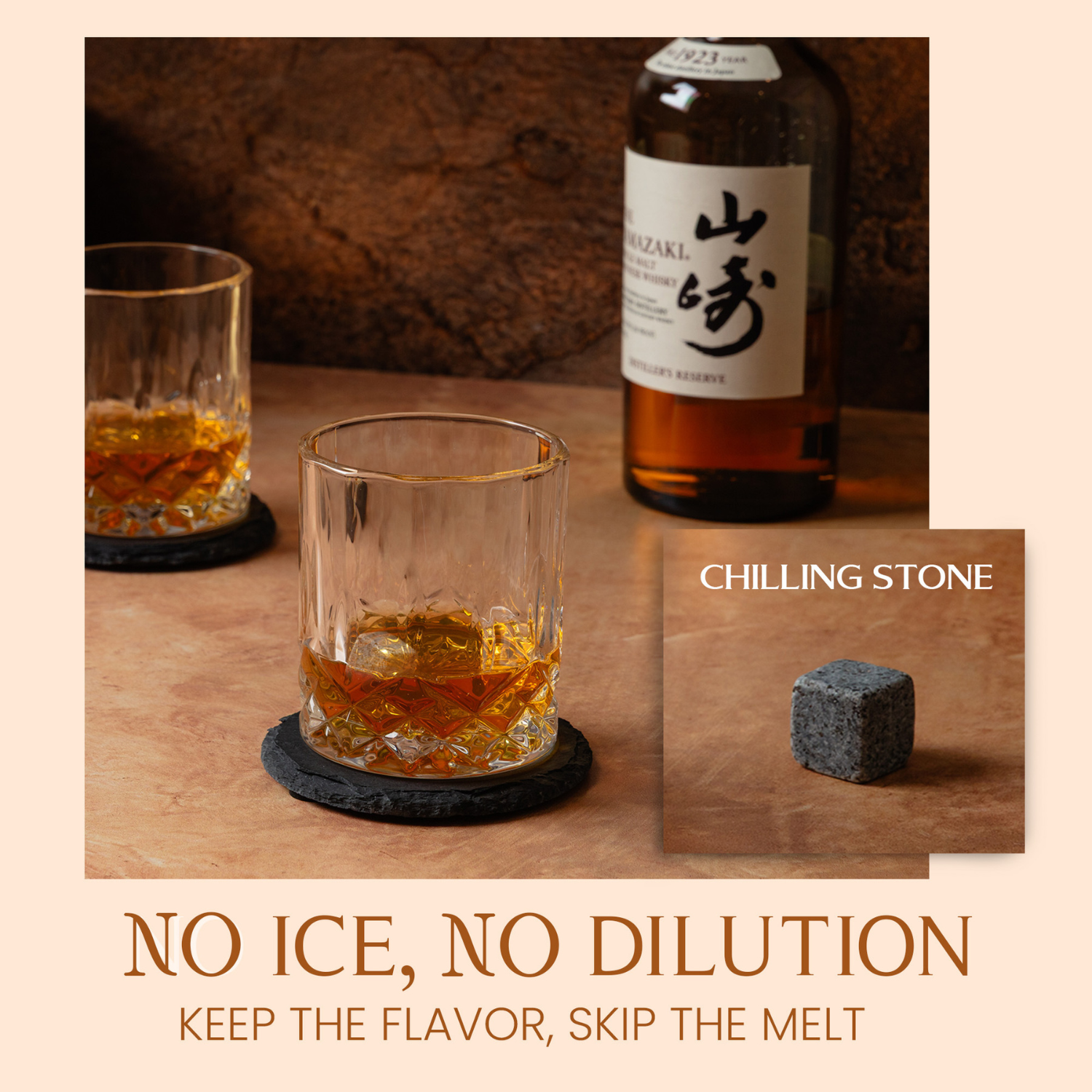Whiskey Stones Keep Flavor with No Ice Dilution by Mixology & Craft