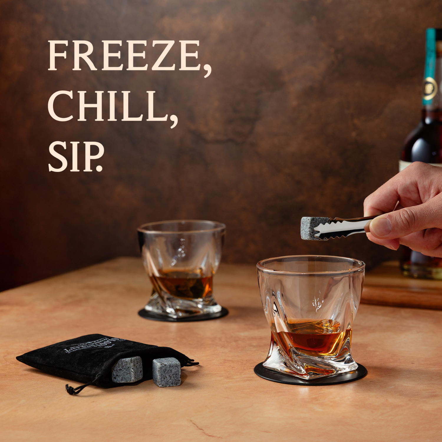 Freeze and Chill Stones for Sipping Your Favorite Spirit by Mixology & Craft