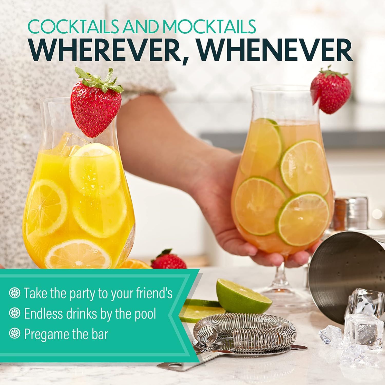 Make Cocktails and Mocktails Anytime, Anywhere by Mixology & Craft