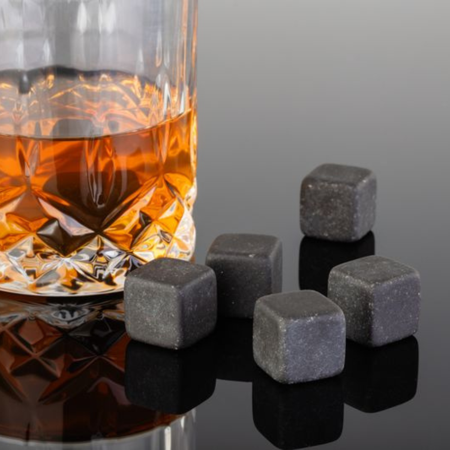 Reusable Cube-Shaped Whiskey Stones for Chilling Drinks by Mixology & Craft