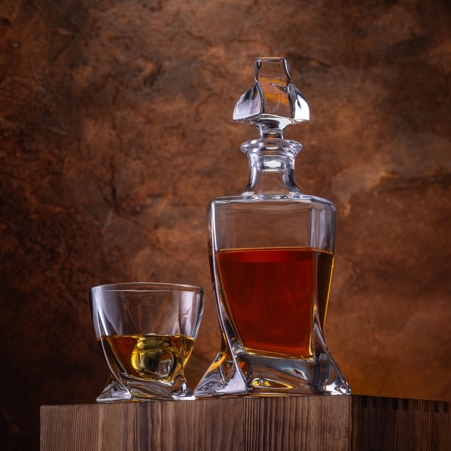 Classy Whiskey Decanter by Mixology & Craft 