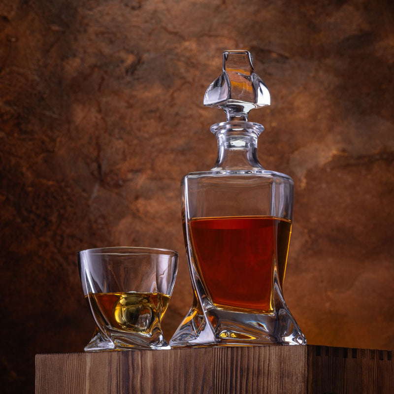 Classy Whiskey Decanter by Mixology & Craft 