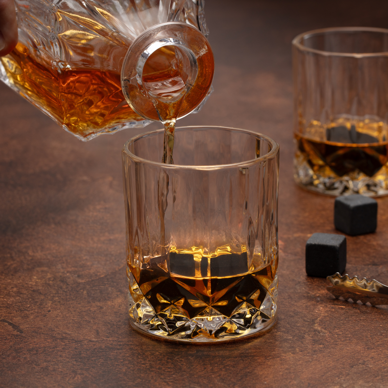 Durable and Stylish Whiskey Decanter Set by Mixology & Craft