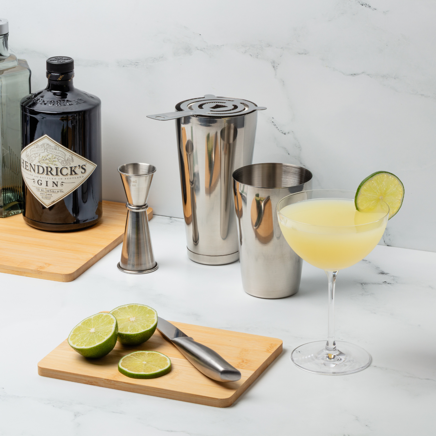 Complete Boston Shaker Bar Set for Making Cocktails and Mixed Drinks by Mixology & Craft