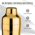 Bartender Kit Crafted From Durable Stainless Steel by Mixology & Craft