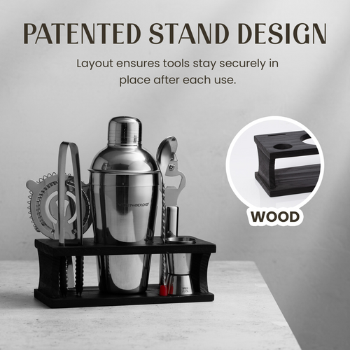 Patented Layout Keeps Cocktail Tools Organized and Secure by Modern Mixology