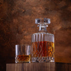 Functional and Stylish Whiskey Decanter Set by Mixology & Craft