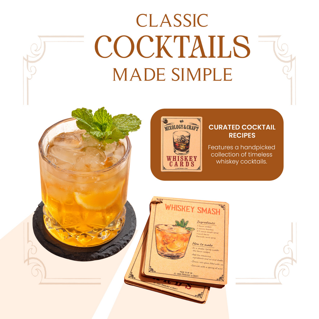 Diamond Glassware and Cocktail Guide Included by Mixology & Craft