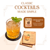 Diamond Glassware and Cocktail Guide Included by Mixology & Craft