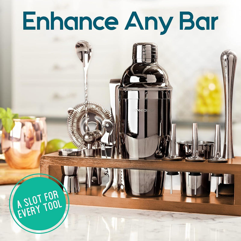 Every Tool in One Bar Set by Mixology & Craft