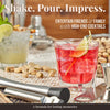 High-End Cocktail Kit for Shaking, Pouring, and Entertaining at Home by Mixology & Craft