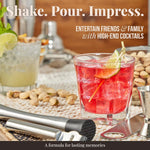 High-End Cocktail Kit for Shaking, Pouring, and Entertaining at Home by Mixology & Craft