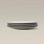 The Contour Dinner Plate - Set of 4 (White) by Gather Round