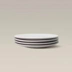 The Contour Salad Plate - Set of 4 (White) by Gather Round