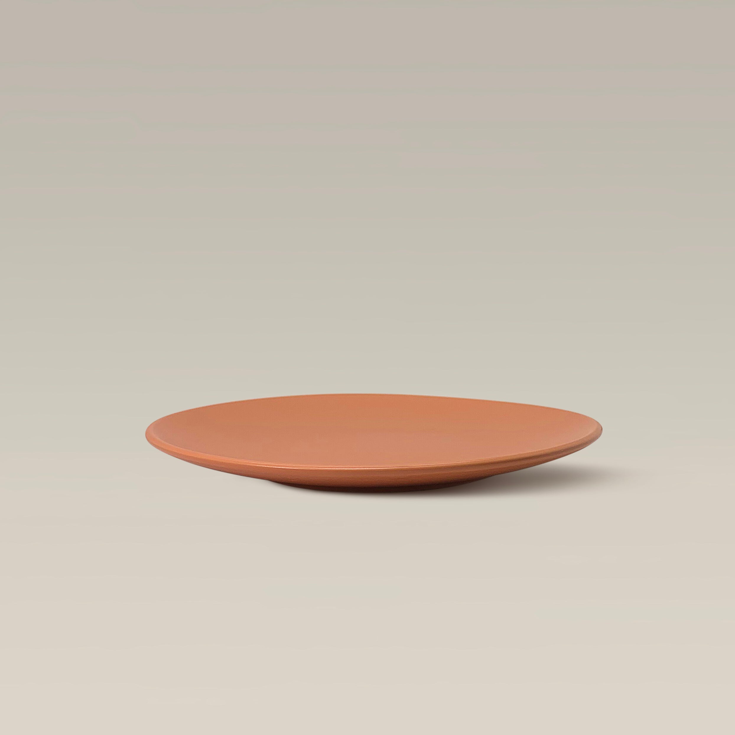 The Contour Salad Plate Semi-Matte Finish - Terra Cotta by Gather Round