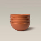 Stackable Contour Bowls, Dishwasher and Microwave Safe - Terra Cotta by Gather Round