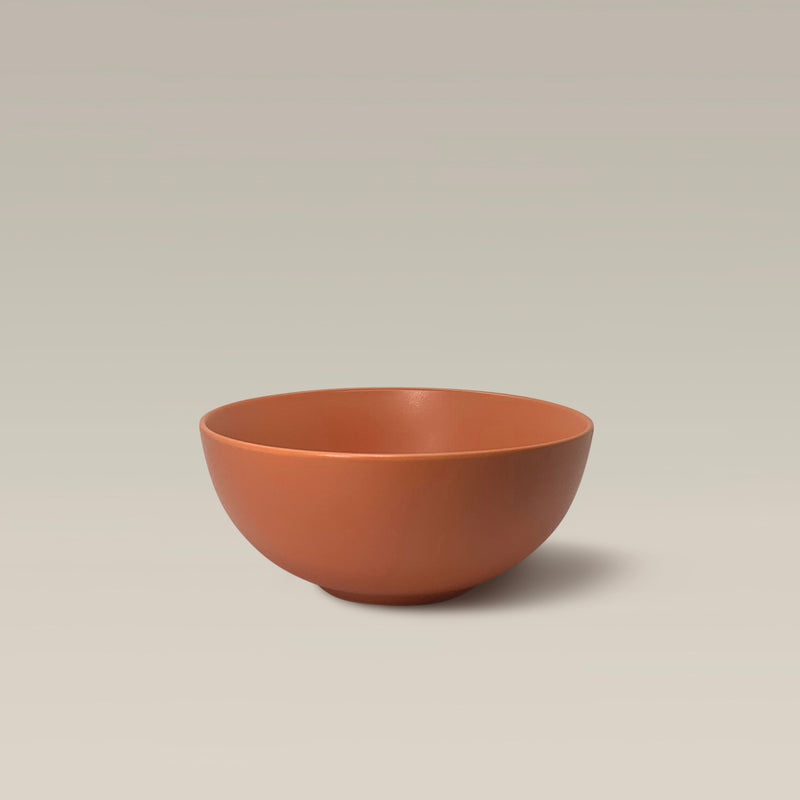 Modern Semi-Matte Ceramic Bowls for Everyday Use - Terra Cotta by Gather Round