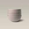Stackable Contour Bowls, Dishwasher and Microwave Safe - White by Gather Round
