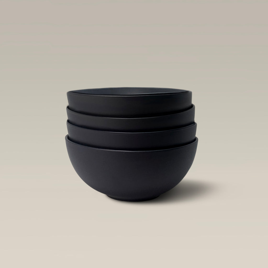 Stackable Contour Bowls, Dishwasher and Microwave Safe - Slate Blue by Gather Round