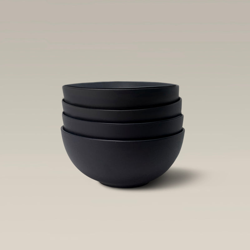 Stackable Contour Bowls, Dishwasher and Microwave Safe - Slate Blue by Gather Round
